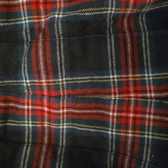 Talbots 100% Wool Plaid Pleated Skirt 12 - Picture 5 of 5